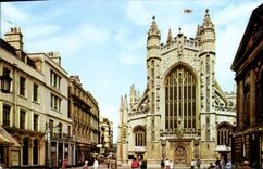 CPM West Front The Abbey Bath