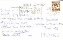 MODERN CARD West Face The Abbey Bath