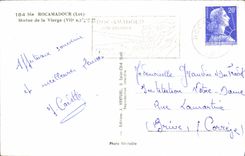 MODERN CARD Rocamadour Rules of the Virgin