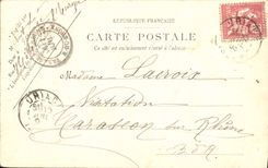 VINTAGE POSTCARD Uriage Walks