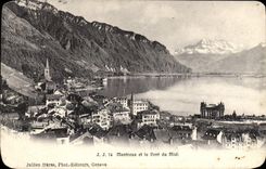 CPA Montreux et la Dent du Midi