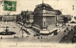 CPA Bordeaux Le Cours Du XXX Juillet et les allees de Tourny