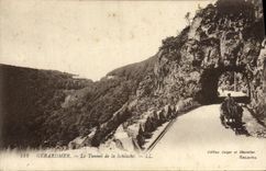 VINTAGE POSTCARD Gerardmer the Tunnel of Schlucht
