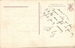 CPA Reims L'Incendie de la Cathedrale Militaria 