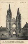 VINTAGE POSTCARD Soissons Church Jean Saint of the Vines After the Militaria Bombardment