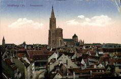 VINTAGE POSTCARD Strasburg Tolalansicht