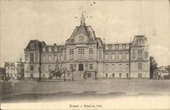 Ayuntamiento de Evreux de la POSTAL de la VENDIMIA
