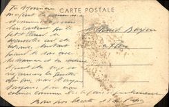 Hotel de Bayeux de la POSTAL de la VENDIMIA del león del oro