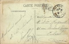 Piso santo de la nube de la POSTAL de la VENDIMIA del naranjal