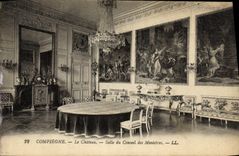 CPA Compiegne Le Chateau Salle Du Conseil des Ministres