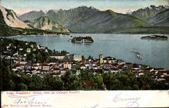 La POSTAL Lago Maggiore de la VENDIMIA tensionó el collegio Rosmini de Vista LED