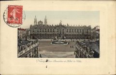 CPA Nancy Place Sanislas Et Hotel De Yille