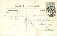 VINTAGE POSTCARD Pau the Castle And the Park