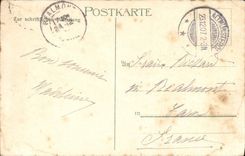 VINTAGE POSTCARD Altmunsterol Montreux Strassenpartie Old man