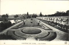 VINTAGE POSTCARD Castle Of Lude Gardens