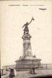 CPA L'Argonne Valmy Statue De Kellermann Militaria 
