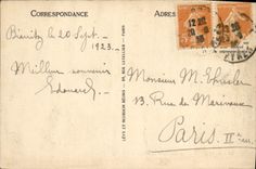 VINTAGE POSTCARD Biarritz the Casino And the Beach