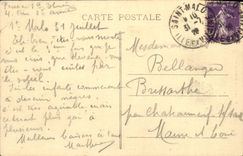VINTAGE POSTCARD Emerald Dimension St Malo Large Be the Tomb Of Chateaubriant