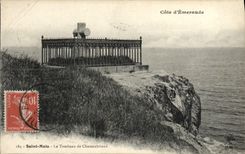 CPA Cote d'Emeraude Saint Malo Le Tombeau De Chateaubriand