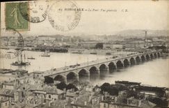 CPA Bordeaux Le Pont Vue Generale