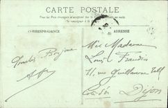 POSTAL Clermont-Ferrand de la VENDIMIA en el camino de Puy De Dome