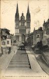 CPA Angers La Cathedrale Et Le Nouvel Escalier