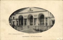 VINTAGE POSTCARD Cauterets the Thermal baths De Cesar
