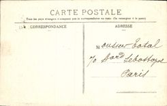 VINTAGE POSTCARD Villefranche S Sea Roads the Capes Ferrat And co. Old people's home