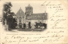 VINTAGE POSTCARD Surroundings De Granville the Abbey Of Lucerne