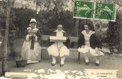 CPA Au Pays Du Sel Un Geneur Folklore