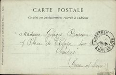 Cortes de ley de Grenoble de la POSTAL de la VENDIMIA y estatua de Bayard