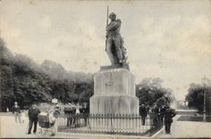 Monumento de Metz Ney Denkmal de la POSTAL de la VENDIMIA del mariscal de Ney