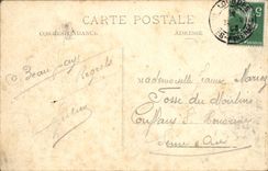 VINTAGE POSTCARD Pau Train station