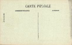 POSTAL Comiegne de la VENDIMIA el castillo Koique De Musique In el parque