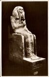 CPA Limestone Statue Of King Zoser Egypt Egypte