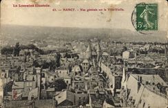 CPA La Lorraine Illustree Nancy Vue Generale Sur La Ville Vieille