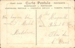 CPA Mont Saint Michel Pecheur Peche