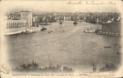 CPA Marseille Panorama Du Vieux Port Vue Prise Du Pharo