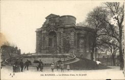 POSTAL Bourges de la VENDIMIA la torre de agua vista de perfil