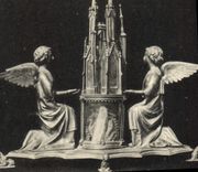 VINTAGE POSTCARD Ochavo Relicario Gotico Reliquias De San Pedro there San Pablo