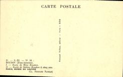 VINTAGE POSTCARD Houdon Buste Of Mrs. Houdon Sabine Houdon is five years old Paris Musee Of Louvre