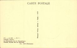VINTAGE POSTCARD Dalou the Triumph Of the Paris Republic Places Nation