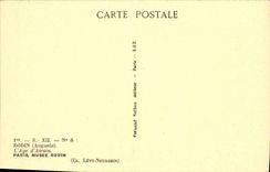 VINTAGE POSTCARD Rodin the Old one of Bronze Paris Rodin Museum