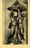 VINTAGE POSTCARD Clodion Women Carrying Of the Fruit Baskets Paris Museum Of Decorative Arts