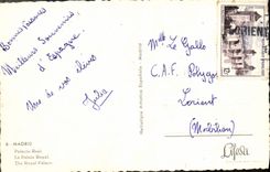 MODERN CARD Madrid Palacio Real