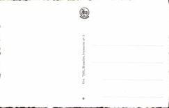 VENDIMIA Brujas entrada POSTAL de los cisnes de Beguinage