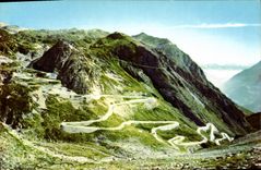 CPM La Strada Del S Gottardo La Vl Tremola