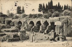 CPA Roma Monte Palatino Quartiere Dei Pretoriani epoca di Tirberio