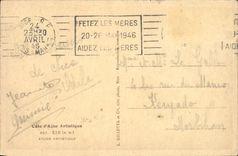 POSTAL MODERNA dimensión del azul de Eze