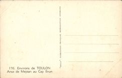 MODERN CARD Surroundings Of Toulon Handle De Mejean In the Brown Cape